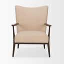Argent Beige Boucle Accent Chair - Default Title
