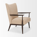 Argent Beige Boucle Accent Chair - Default Title