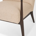 Argent Beige Boucle Accent Chair - Default Title