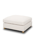Halston Large Ottoman Oatmeal Performance Fabric - Default Title