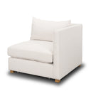 Halston Right Arm Sectional Piece Oatmeal Performance Fabric - Default Title