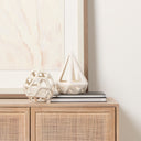 Geom 71L x 71W x 71H White Ceramic Geometric Object - Default Title