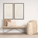 Jacklyn Brown Linen Square Decorative Pillow Cover - Default Title