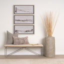 Jacklyn Grey Linen Square Decorative Pillow Cover - Default Title