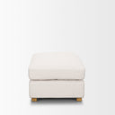 Halston Small Ottoman Oatmeal Performance Fabric - Default Title