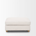 Halston Small Ottoman Oatmeal Performance Fabric - Default Title