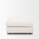 Halston Large Ottoman Oatmeal Performance Fabric - Default Title