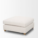 Halston Large Ottoman Oatmeal Performance Fabric - Default Title