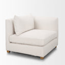 Halston Right Arm Sectional Piece Oatmeal Performance Fabric - Default Title