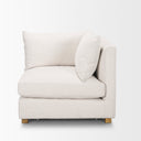 Halston Corner Sectional Piece Oatmeal Performance Fabric - Default Title