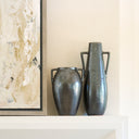 Kora Medium Dark Metallic Double Ear Vase - Default Title