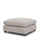 Halston Large Ottoman Light Gray Performance Fabric - Default Title
