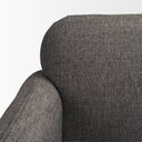Hale Sofa W Medium Brown Wood and Gray Fabric - Default Title