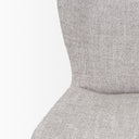 Hartt Dining Chair W Matte Black Metal Frame and Gray Fabric - Default Title