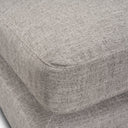 Halston Small Ottoman Light Gray Performance Fabric - Default Title