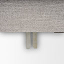 Halston Small Ottoman Light Gray Performance Fabric - Default Title