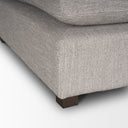 Halston Large Ottoman Light Gray Performance Fabric - Default Title