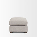 Halston Small Ottoman Light Gray Performance Fabric - Default Title