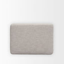 Halston Small Ottoman Light Gray Performance Fabric - Default Title