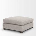 Halston Large Ottoman Light Gray Performance Fabric - Default Title