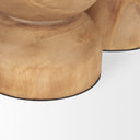Aleena Wooden Candle Holder Set of 2 - Default Title