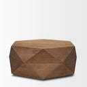 Arreto Hexagonal Hinged Solid Wood Top and Base Coffee Table - Default Title