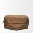 Arreto Hexagonal Hinged Solid Wood Top and Base Coffee Table - Default Title