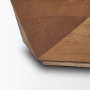 Arreto Hexagonal Hinged Solid Wood Top and Base Coffee Table - Default Title