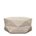 Arreto Hexagonal Hinged Solid Wood Top and Base Coffee Table - Default Title