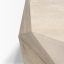Arreto Hexagonal Hinged Solid Wood Top and Base Coffee Table - Default Title