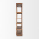 Bela Arched Shelving Unit Medium Brown Wood - Default Title