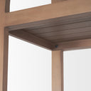 Bela Arched Shelving Unit Medium Brown Wood - Default Title