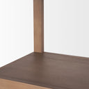 Bela Arched Shelving Unit Medium Brown Wood - Default Title