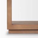 Bela Arched Shelving Unit Medium Brown Wood - Default Title