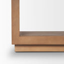 Bela Large Medium Brown Wood Arched Console Table - Default Title