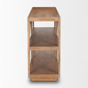 Bela Small Arched Console Table Medium Brown Wood - Default Title