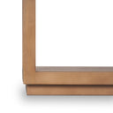 Bela Small Arched Console Table Medium Brown Wood - Default Title
