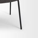 Corey Dining Chair w Gray Fabric Matte Black Metal - Default Title