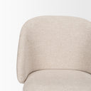Shannon Dining Chair w Oatmeal Fabric Matte Black Metal - Default Title