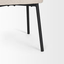 Shannon Dining Chair w Oatmeal Fabric Matte Black Metal - Default Title