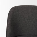 Shannon Dining Chair w Gray Fabric Matte Black Metal - Default Title
