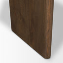Rumer Dark Brown Wood w White Marble Coffee Table - Default Title