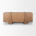 Eula Medium Brown Wood 4-Door Sideboard - Default Title