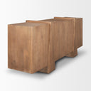 Eula Medium Brown Wood 4-Door Sideboard - Default Title