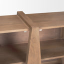Eula Medium Brown Wood 4-Door Sideboard - Default Title