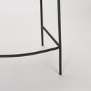 Carolyn Counter Stool w Oatmeal Fabric Matte Black Metal - Default Title