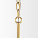 Barbara Brushed Gold Metal w Frosted Glass Globes 18-Light Chandelier - Default Title