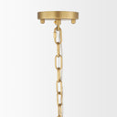 Barbara Brushed Gold Metal w Frosted Glass Globes 18-Light Chandelier - Default Title