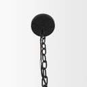 Barbara Matte Black Metal w Frosted Glass Globes 18-Light Chandelier - Default Title