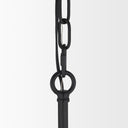 Barbara Matte Black Metal w Frosted Glass Globes 18-Light Chandelier - Default Title